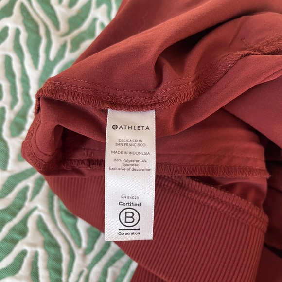 Athleta Women's Midtown Lightweight Athleisure Ankle Pant in Dried Cinnamon - Picture 12 of 12